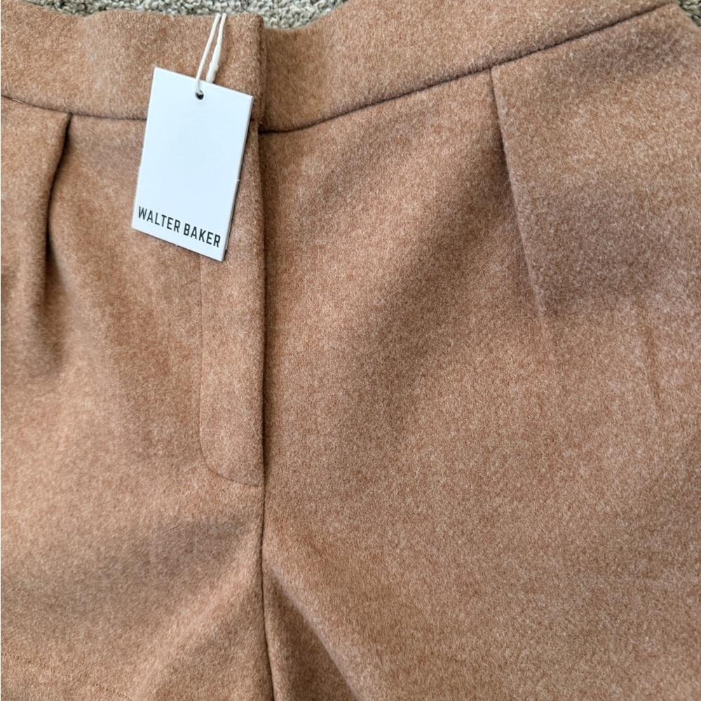 Walter Baker Kalvin Carmel Women's “Wool” Shorts - Picture 2 of 5